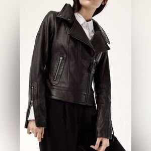 🖤✨MACKAGE X ARITZIA✨🖤 Genuine Lambskin Leather Black Jacket